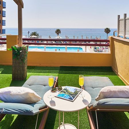 Perfect Beach Location With Roof Terrace ฟูเอนฮิโรลา ภายนอก รูปภาพ