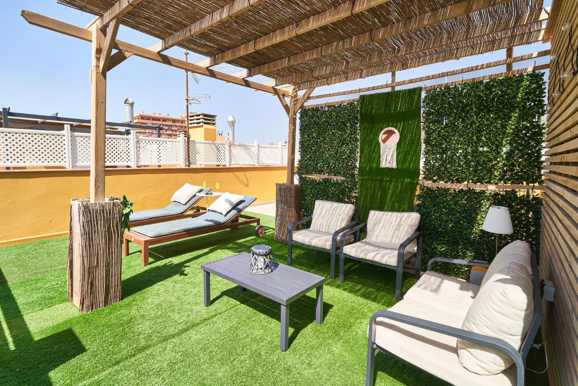 Perfect Beach Location With Roof Terrace ฟูเอนฮิโรลา ภายนอก รูปภาพ